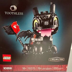 LEGO How to Train Your Dragon Toothless Dragon 10375 784Pcs 18+ NIB Sealed